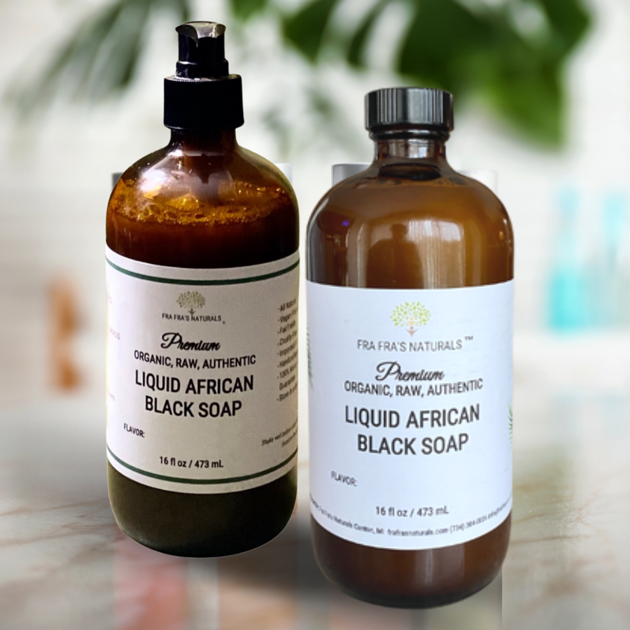 Fra Fra's Naturals | Premium Organic Raw Liquid African Black Soap - Designer Scents