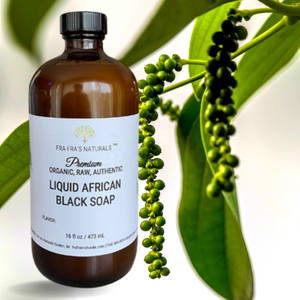 Fra Fra's Naturals | Premium Organic Raw Liquid African Black Soap - Spicy Scents