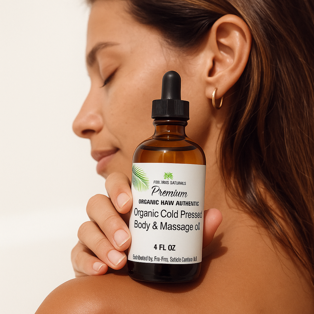 Fra Fra's Naturals | Organic Cold Pressed  Body & Massage Oil - 4 OZ