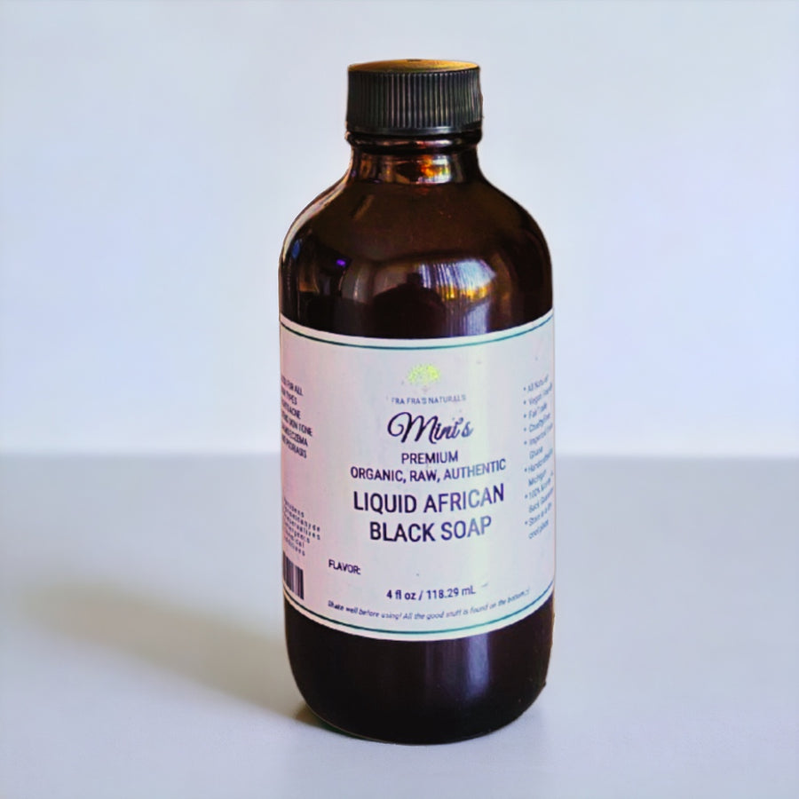 Fra Fra's Mini's | Premium EXTREME Diabetes Blend Liquid African Black Soap - 4oz