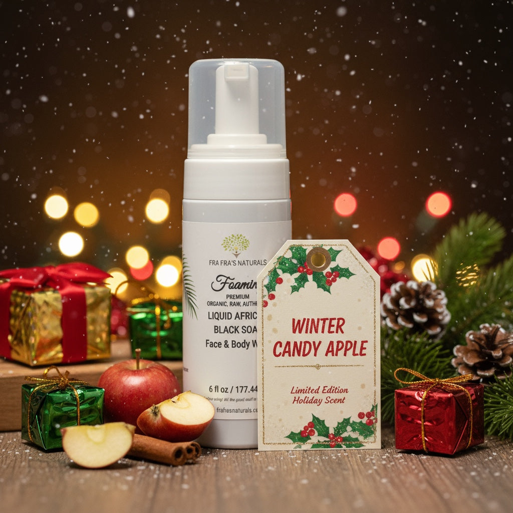 Holiday Aromas Raw Organic Unrefined Liquid African Black Soap