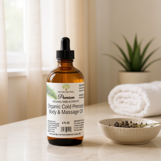 Fra Fra's Naturals | Organic Cold Pressed  Body & Massage Oil - 4 OZ