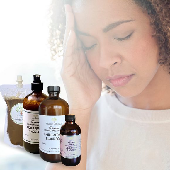 Fra Fra's Naturals | Premium Migraine Liquid Black Soap Blend