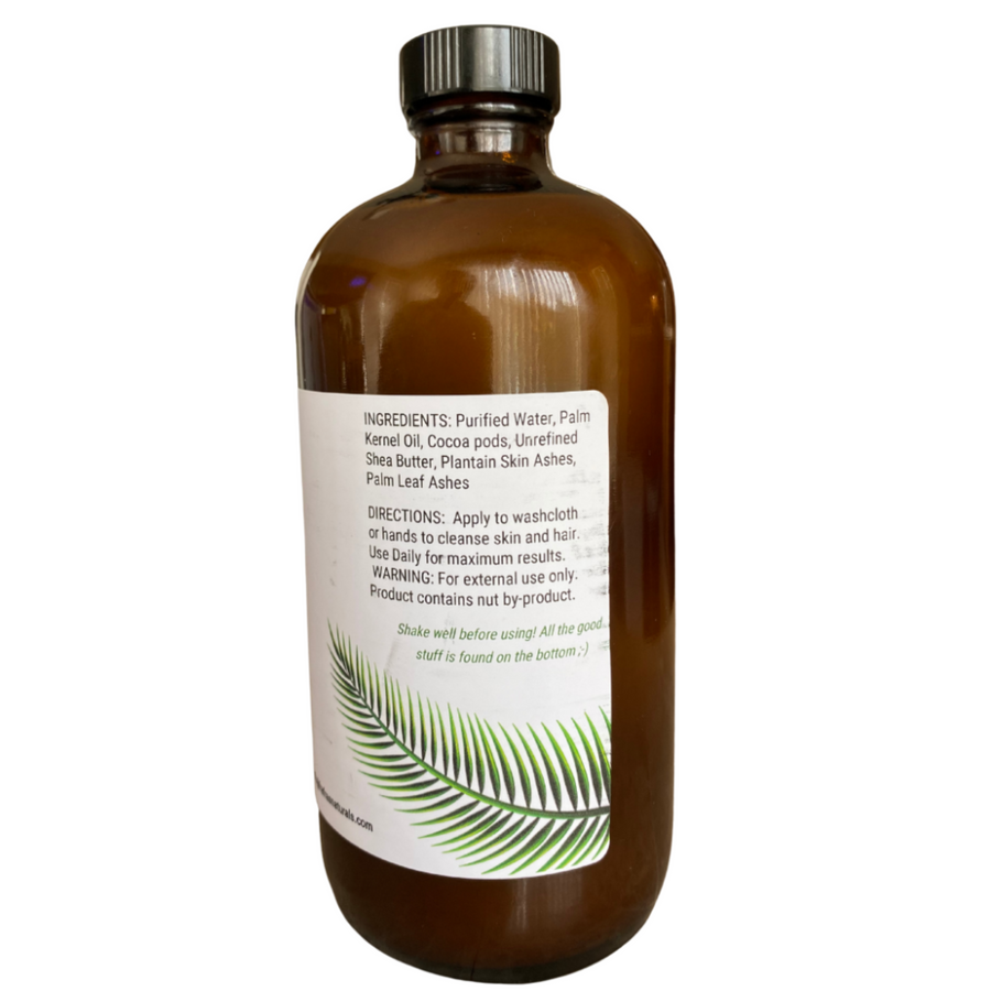 Fra Fra's Naturals | Premium Organic Raw Liquid African Black Soap - Camphor Scents