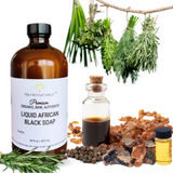 Fra Fra's Naturals | Premium Organic Raw Liquid African Black Soap - Woodsy Scents