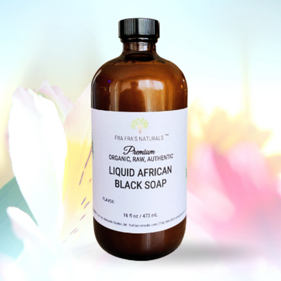 Fra Fra's Naturals | Premium Organic Raw Liquid African Black Soap - Floral Scents
