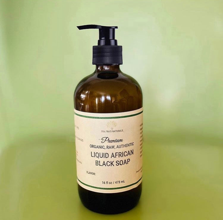 Fra Fra's Naturals | Premium Stretch Mark Liquid African Black Soap Blend