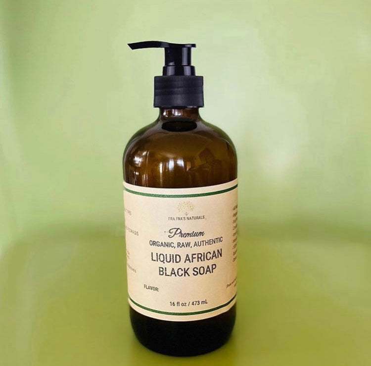 Fra Fra's Naturals | Premium Organic Raw Liquid African Black Soap - Citrus Scents