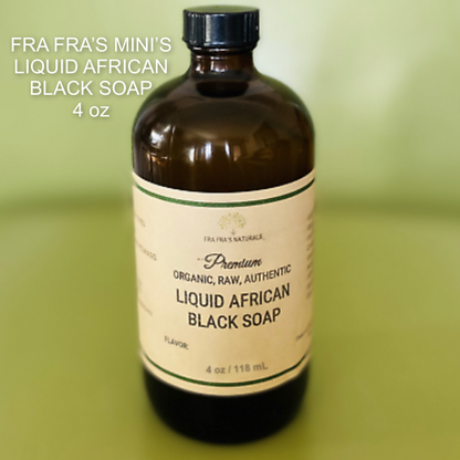 Fra Fra's Naturals | Premium Organic Raw Liquid African Black Soap - Citrus Scents
