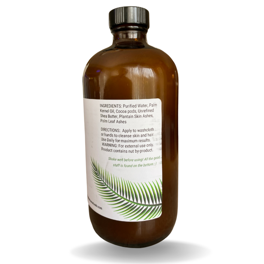 Fra Fra's Naturals | Premium Organic Raw Liquid African Black Soap - Woodsy Scents