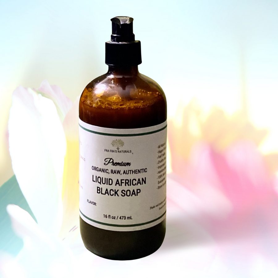 Fra Fra's Naturals | Premium Organic Raw Liquid African Black Soap - Floral Scents