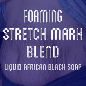 Fra Fra's Naturals | Premium Stretch Mark Foaming African Black Soap Face and Body Wash