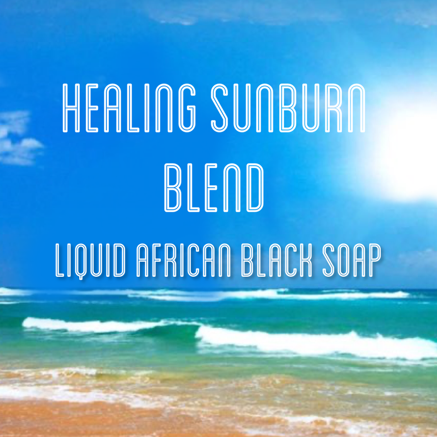 Fra Fra's Naturals | Premium Healing Sunburn Liquid African Black Soap Blend