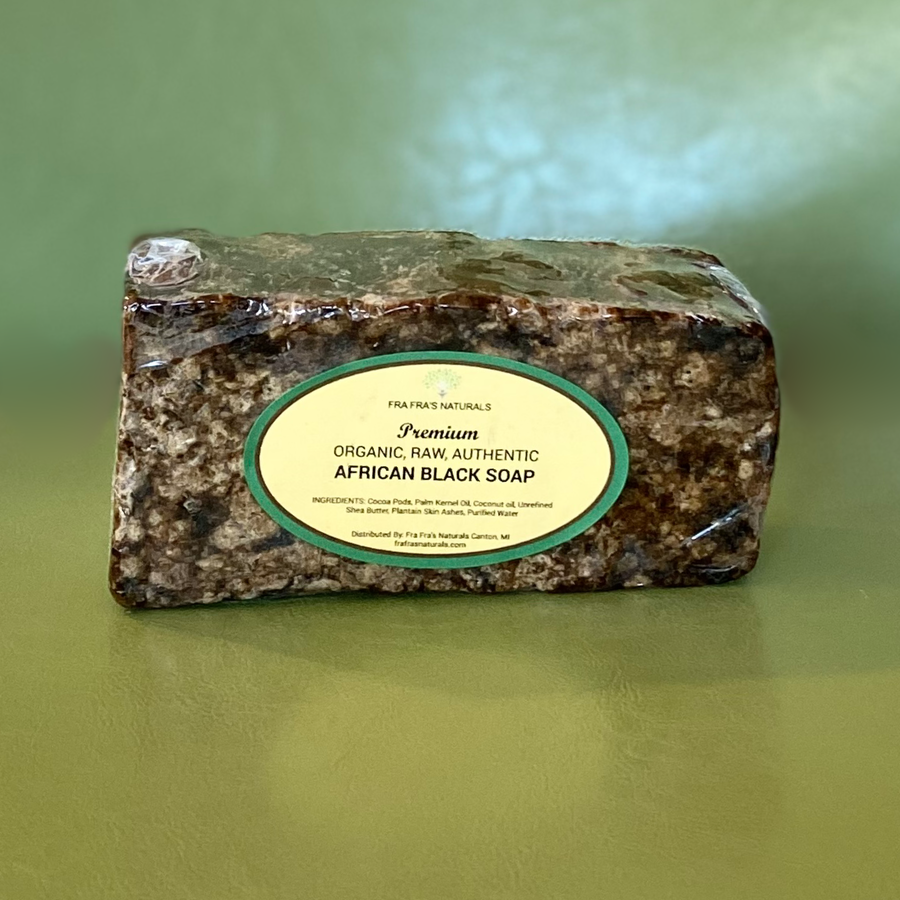 Fra Fra's Naturals | 1 lb Raw Unrefined African Black Soap - 100% Organic